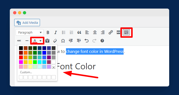 change font color in wordpress, change font color wordpress, how to change font color in wordpress, how to change menu text color in wordpress, how to change text color in wordpress, wordpress change font color