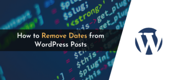 how to remove date from wordpress