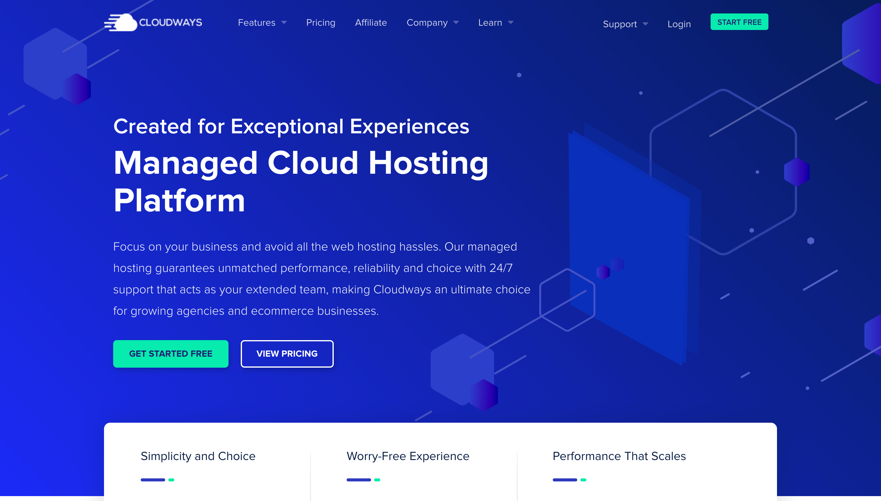 cloudways - homepage
