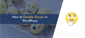 disable emojis wordpress