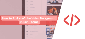 divi youtube video background