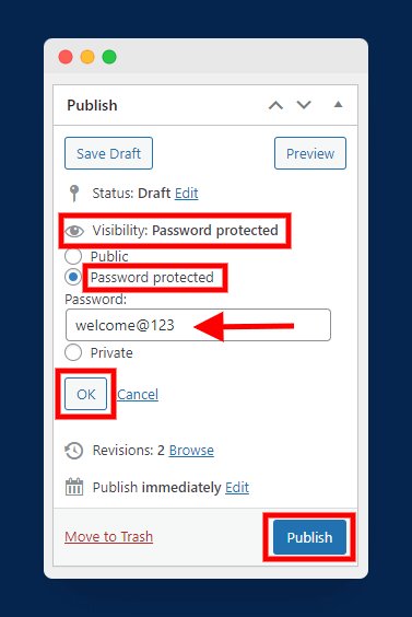 divi, divi password protect, password protect