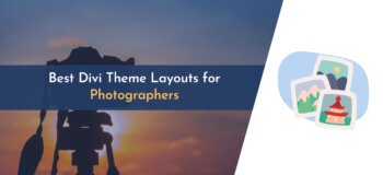 photography website layout